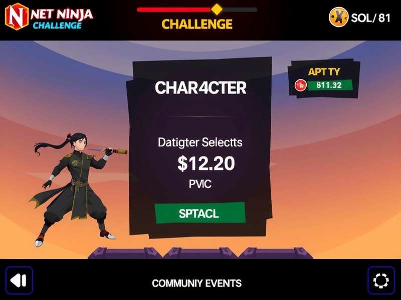 Net Ninja Fiesta Challenge gameplay screenshot